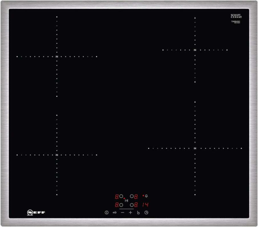 NEFF TBB3640N Autark-Induktionskochfeld edelstahl