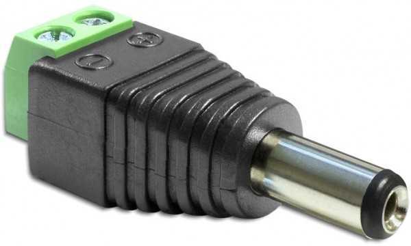 DC 2,5 x 5,5mm St > Terminalbl 2pin Adapter