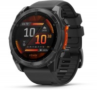 fenix 8 (51mm) Smartwatch mit QuickFit-Silikon-Armband (26mm) schwarz/schiefergrau