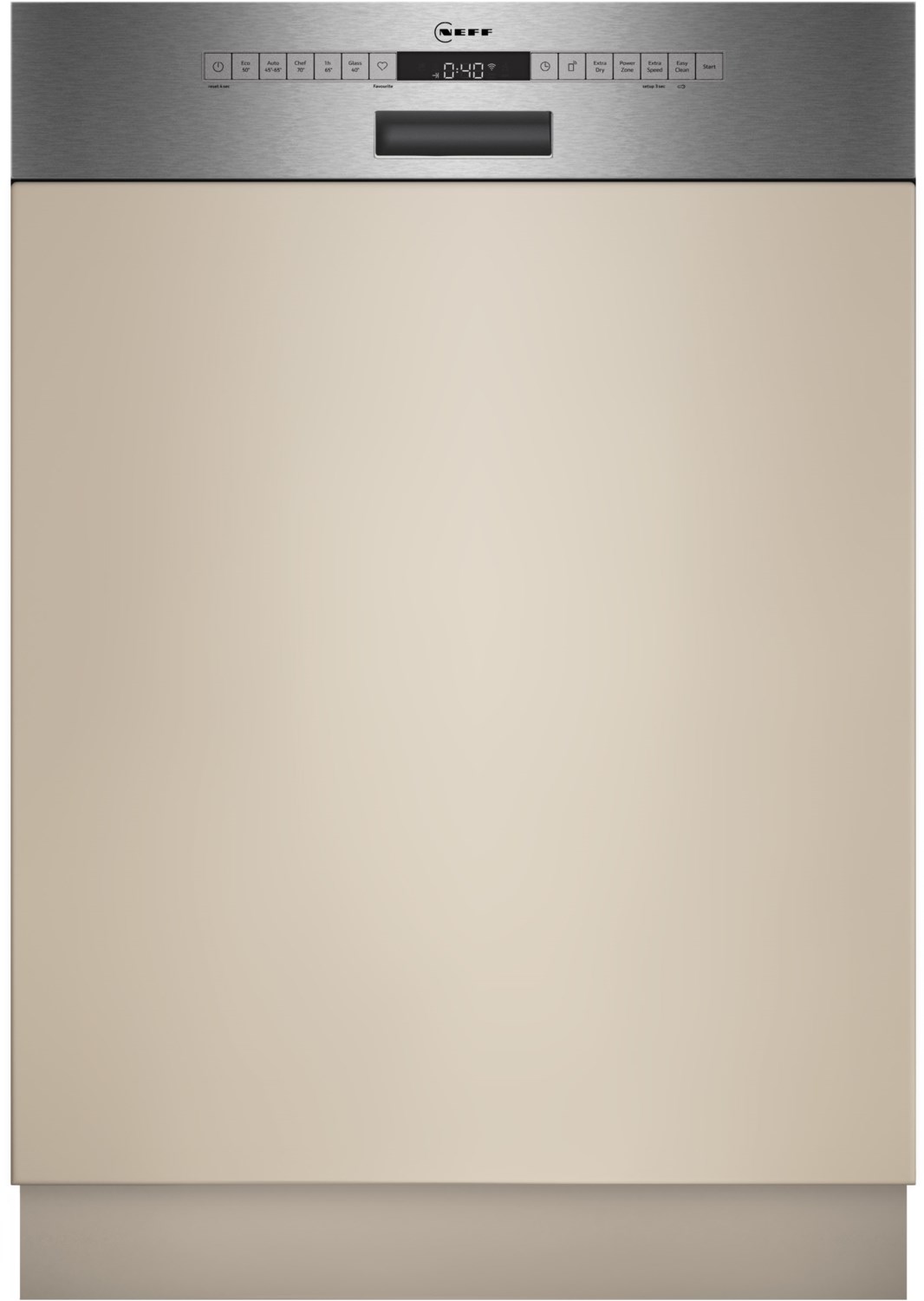 Image of S145EAS01E Teilintegrierter Einbau-Geschirrspüler 60 cm edelstahl / B
