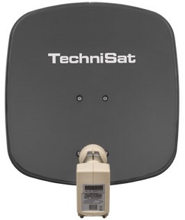 Image of DigiDish 45 Universal-Twin-LNB Satellitenantenne grau