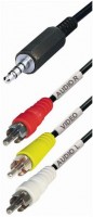 KS 435 P CS 3 2,0m Klinke/Cinch Adapterkabel