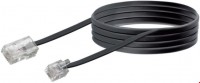 Modem Anschlusskabel (3m) RJ45 Stecker > RJ11 Stecker schwarz