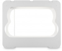 Gewächsstation mit LED-Pflanzenlam. ca. 3 Töpfe Ø 10cm weiss