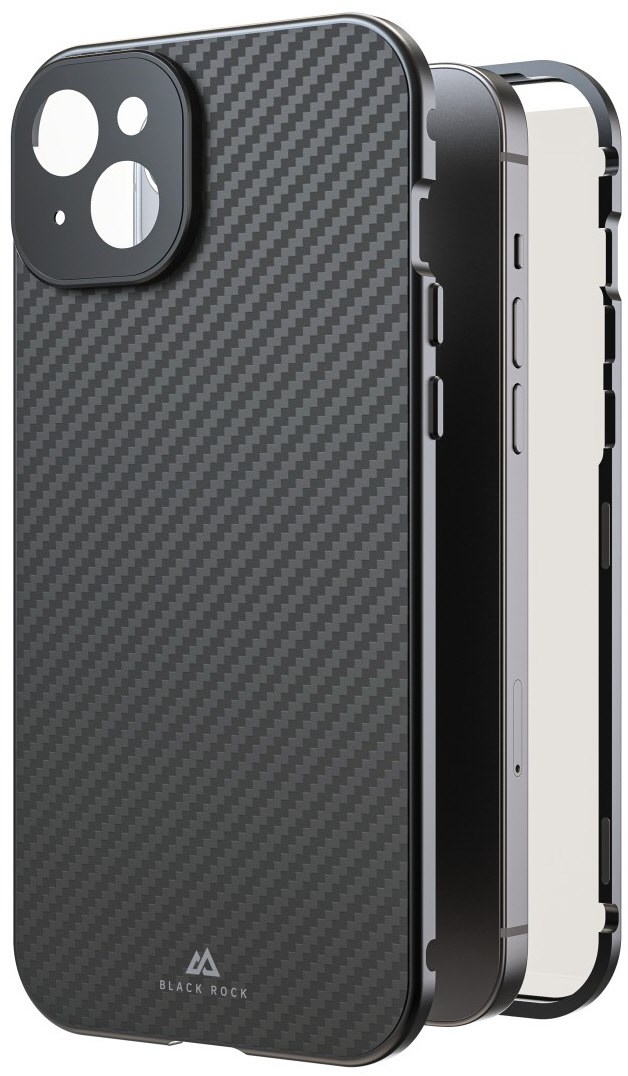 Cover 360° Glass für iPhone 15 Plus real carbon