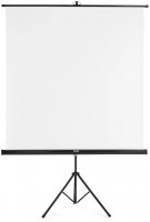 Leinwand mit Stativ 155x155cm weiß