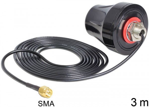 LTE SMA omnidirektional outdoor schwarz