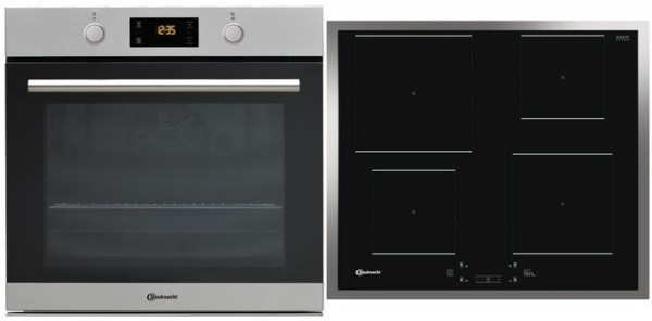 BAKO 200 PI Herdset mit Induktionskochfeld edelstahl + edelstahl