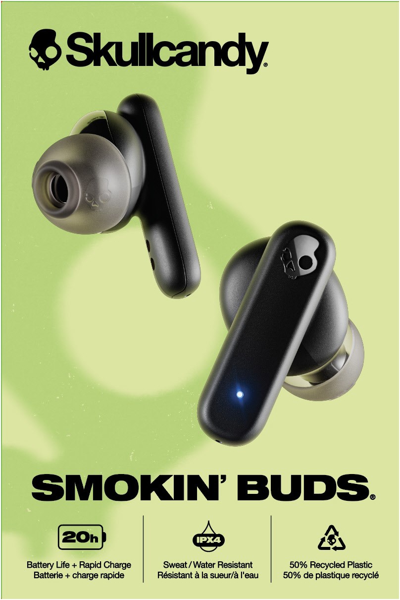 Smokin Buds True Wireless Kopfhörer schwarz