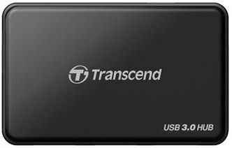 4-Port USB 3.0 Hub schwarz