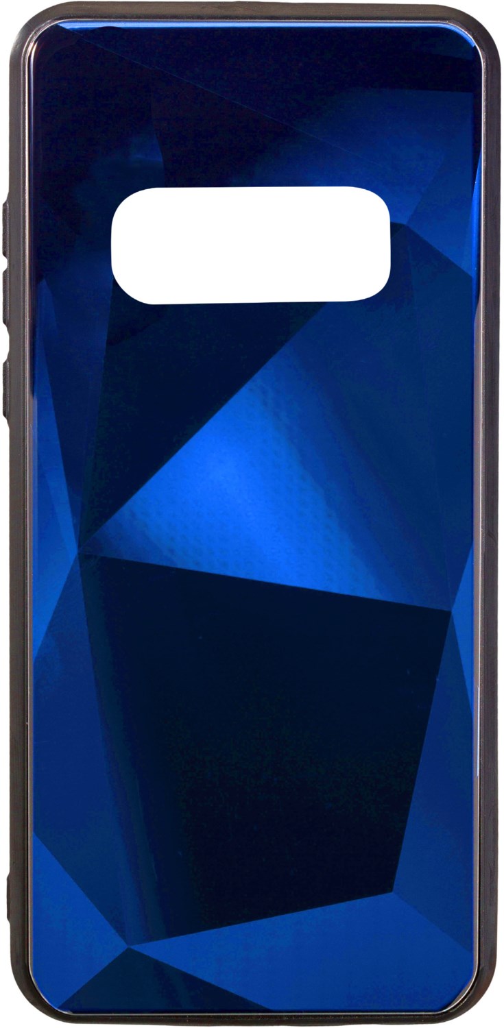 Glas Back Cover DIAMOND für G973 Galaxy S10 blau