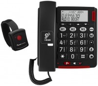 BigTel 50 Alarm Plus schnurgebundenes Seniorentelefon dunkelgrau