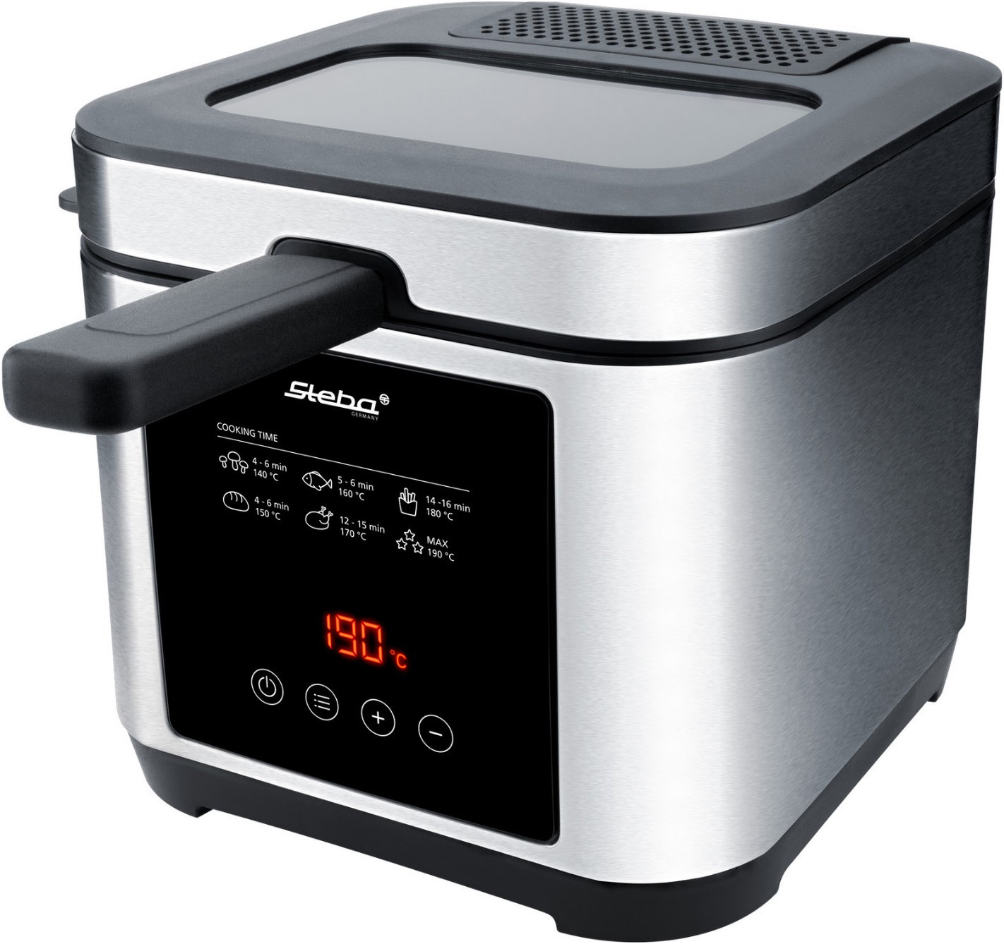 Image of DF 150 Fritteuse edelstahl/schwarz