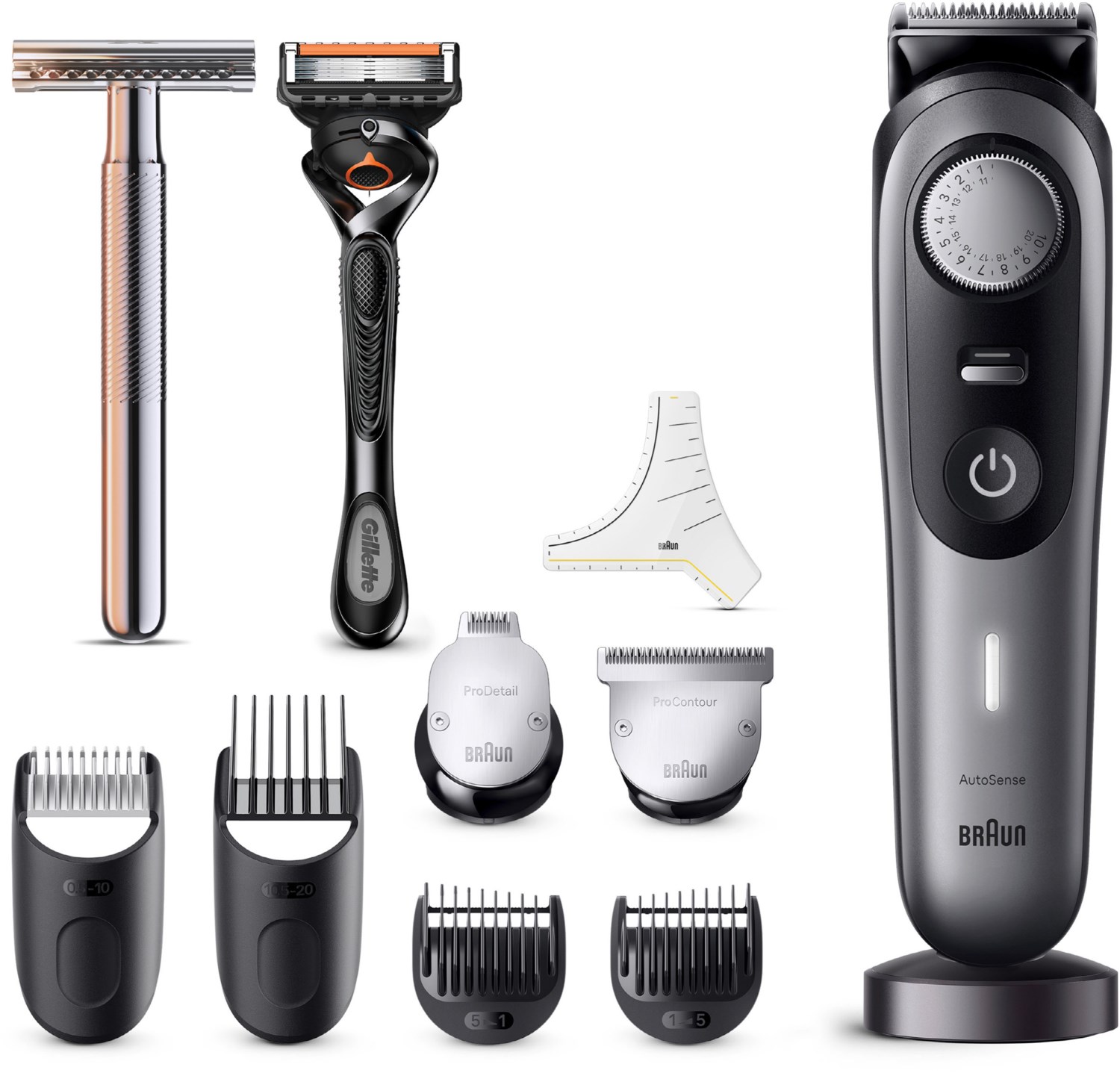 Image of BT9420 BeardTrimmer Kit Bartschneider inkl. KCG Safety Razor