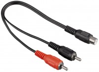 Subwoofer Adapter 2 Cinch Stecker -