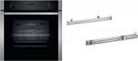 BMK3401BS Einbaubackofen bestehend aus B1AVD0AN0 + Z11TI15X0 edelstahl