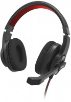 HS-USB400 V2 PC-Headset rot/schwarz