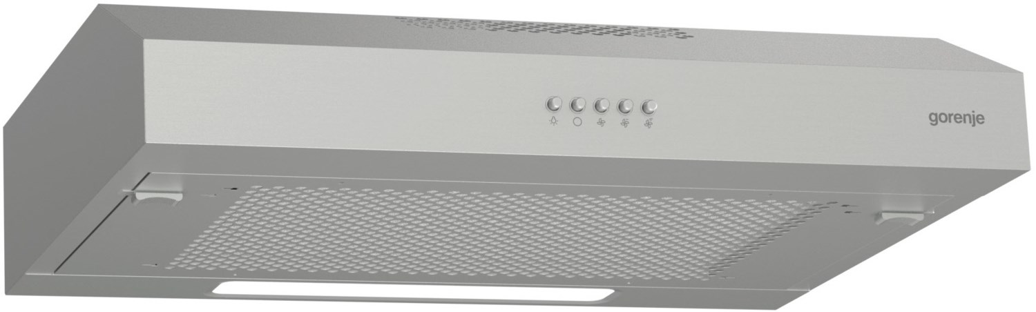 WHU629ES/S Unterbau-Dunstabzugshaube silber