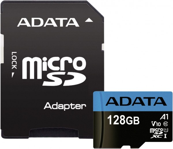 microSDXC UHS-I Premier A1 (128GB) Speicherkarte inkl. Adapter