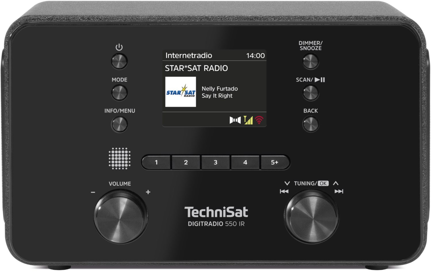 DigitRadio 550 IR Internetradio schwarz