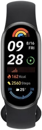 Smart Band 9 Activity Tracker midnight black, Schlafüberwachung, 21 Tage Akkulaufzeit, Trainingsdatenerfassung, wasserdicht, Schrittzähler