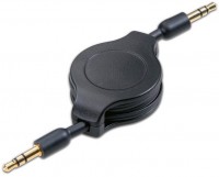 Kabelroller 3,5mm Klinkenst. (1,1m) schwarz