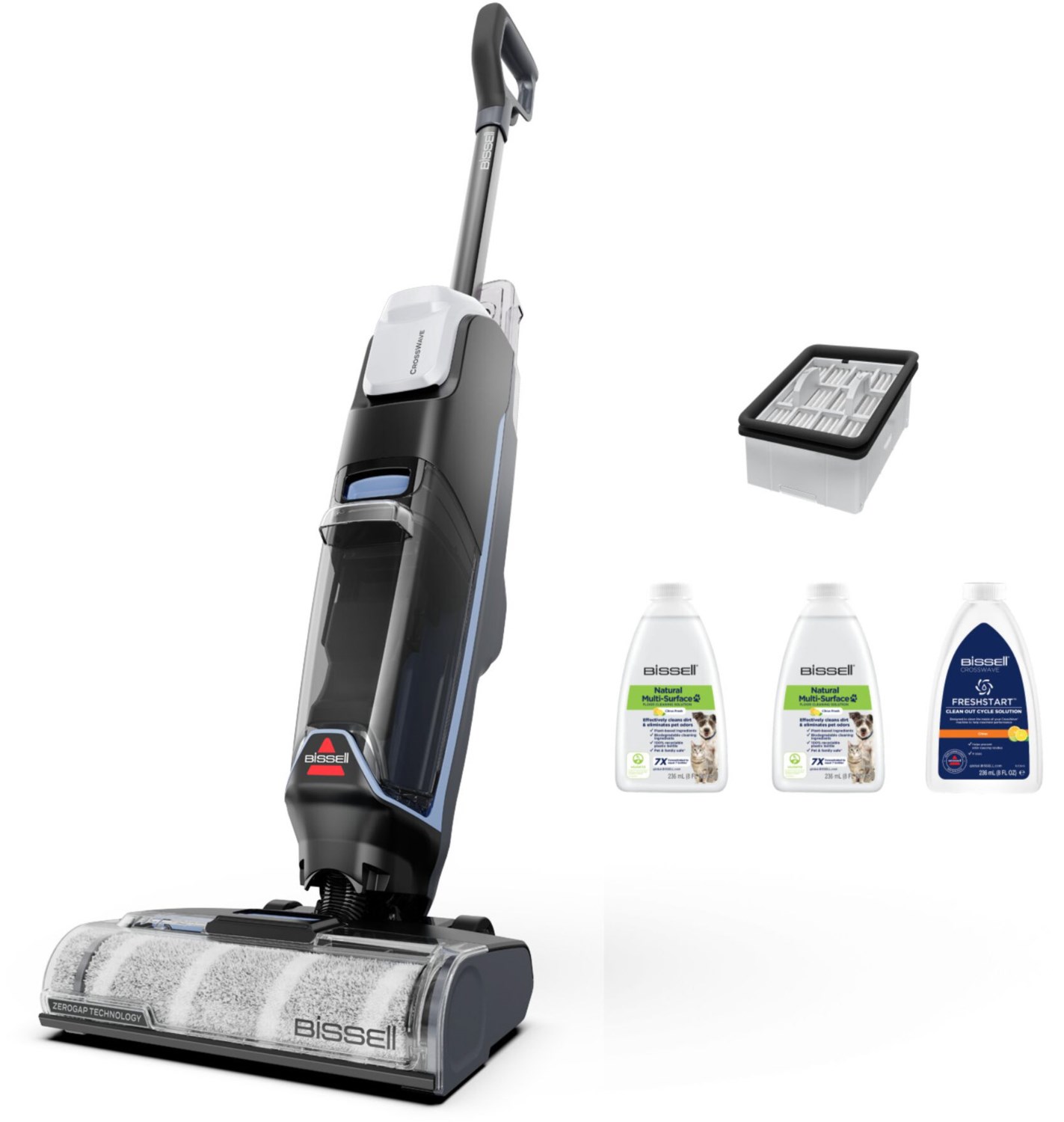 Image of Crosswave Edge Cordless Pro Nass-/Trockensauger schwarz/silber
