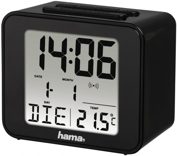 Cube Funkwecker schwarz