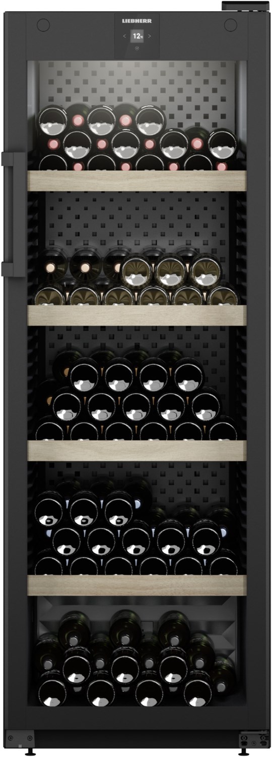 WPbl 5001-20 Weinklimaschrank schwarz / F