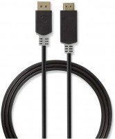 CCBW37100AT20 DP-Adapter (2m) anthrazit DisplayPort-Stecker>HDMI-Anschluss