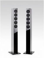 Re:sound G elegance /Stück Stand-Lautsprecher silber/schwarz