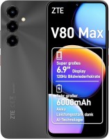 V80 Max Smartphone space black, 128 GB Speicher, 4 GB RAM, 50 MP Kamera, 6,9 Zoll Display, 71,93 Std. Akku, LTE, Android