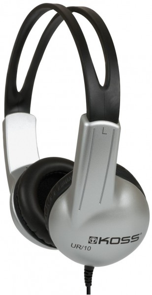 UR10 Kopfhörer mit Kabel silber/schwarz