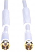 FA 202 G F-Verbindungskabel (2,5m) mit Absorber, F-Stecker > F-Stecker weiß