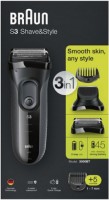 3000BT Shave&Style Series 3 Rasierer schwarz/grau