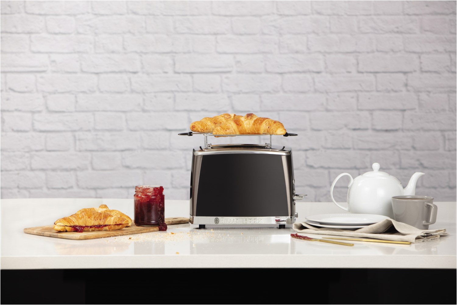 Image of Matte Black Toaster matt schwarz