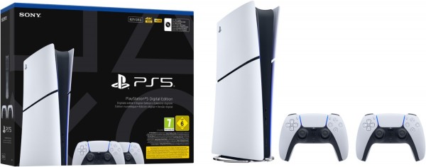 PlayStation 5 Digital Edtition Bundle inkl. 2x DualSense Wireless Controller
