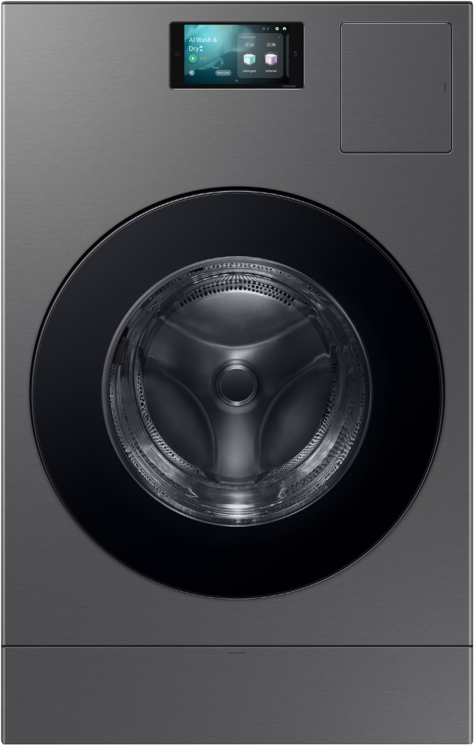 WD18DB8995BZ Stand-Waschtrockner edelstahl/schwarz