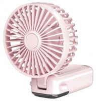 Handventilator (1.200mAh) mit Smartphone Halterung pink