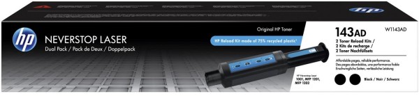 Nr. 143AD (2x 2.500 S.) Toner schwarz