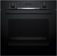 HBA514BB3 Einbaubackofen schwarz, 71 l, Pizza-Stufe, schnelles Vorheizen, 59,4 cm breit, A+