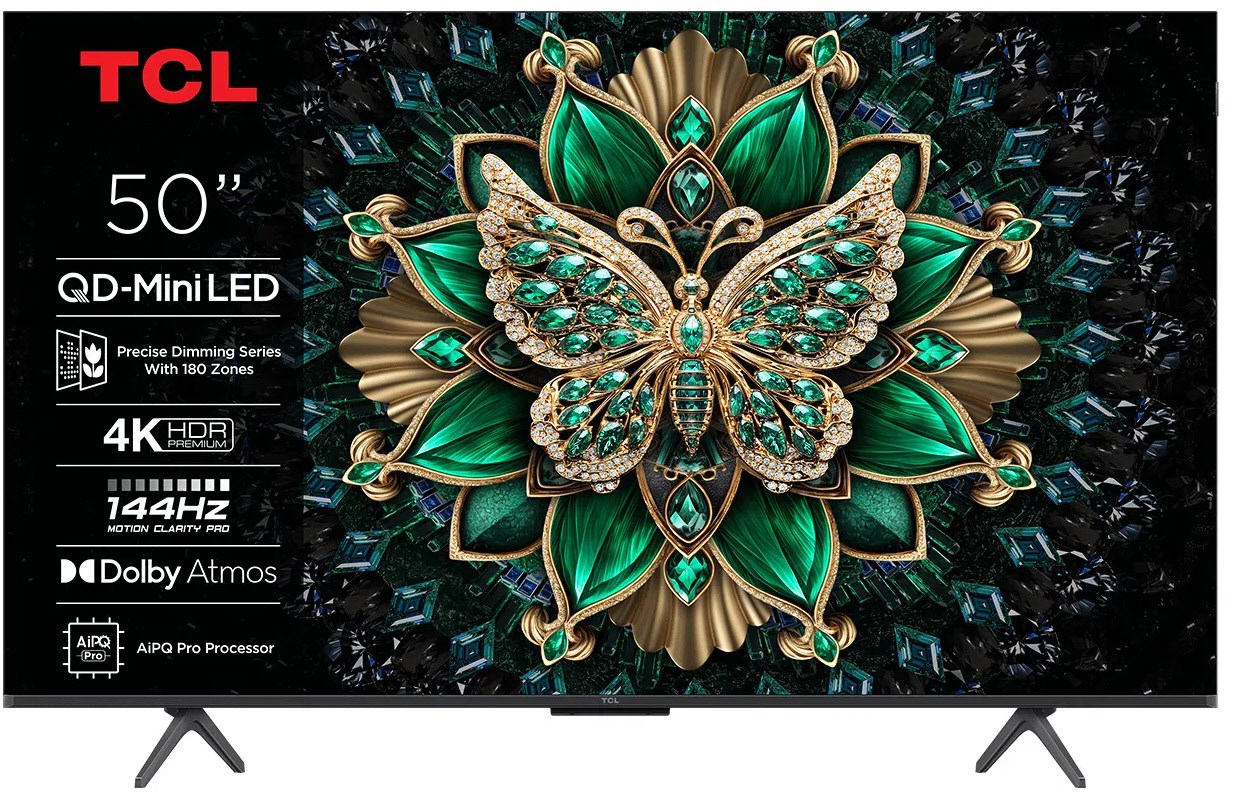 98X11K 248 cm (98") QD-Mini LED TV brushed titanium, 4K Ultra HD, Smart-TV, 144 Hz, DVB-T2/DVB-C/DVB-S2, Sprachsteuerung