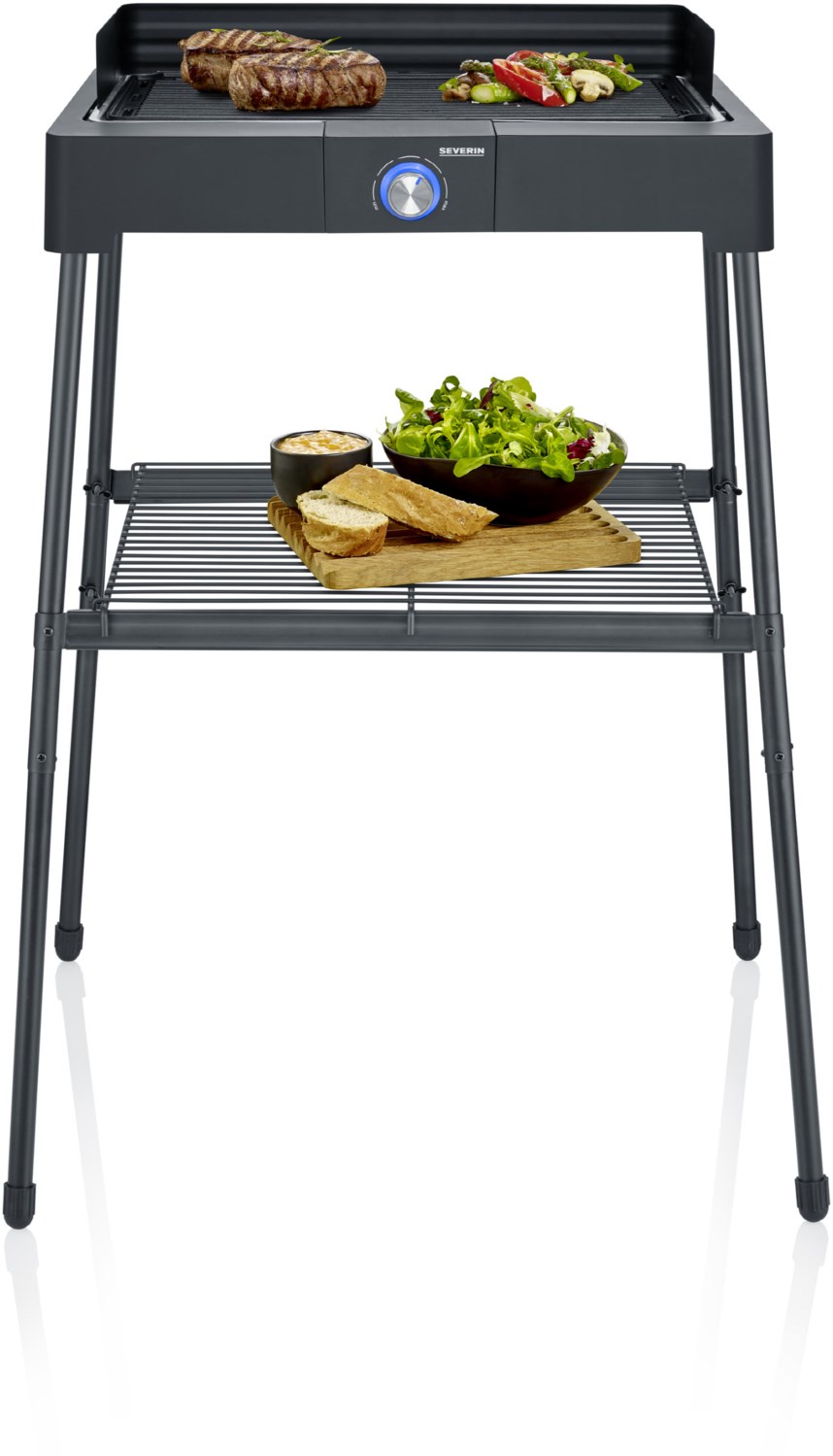 PG 8566 Party-/Barbequegrill schwarz