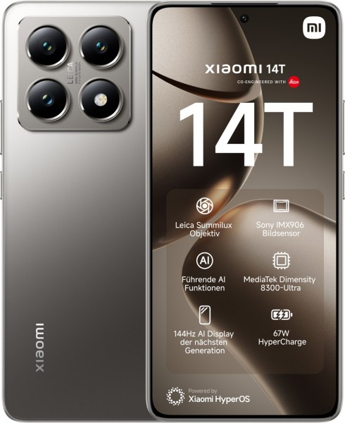 Xiaomi 14T Titan Gray チタングレイ 12GB/256GB Xiaomi 14T Pro