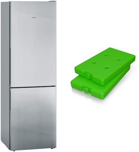 Image of MK67KGSLCA Kühl-/Gefrierkombination KG36EALCA + GS10Z010 inox-look