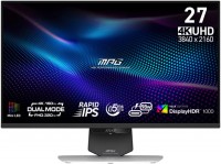MPG 274URDFWDE E16M 69 cm (27") Mini-LED Gaming Monitor weiß, Widescreen 4K UHD (3840x2160), 0,5 ms Reaktionszeit