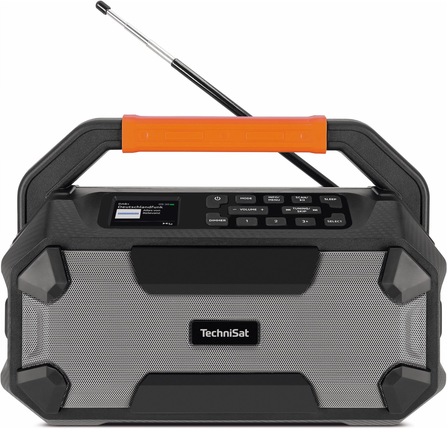 DigitRadio 231 OD Baustellenradio schwarz/orange