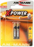 Alkaline X-Power 2er Blister Batterie schwarz