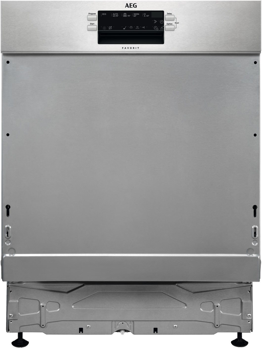 GT620B2SFM Teilintegrierter Einbau-Geschirrspüler 60 cm edelstahl
