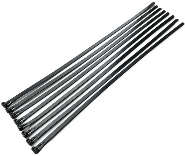 Nylon Kabelbinder Set – 100 Stück In 4 Größen, Wiederverwendbar & Lösbar, Zugfestigkeit 50 Lbs